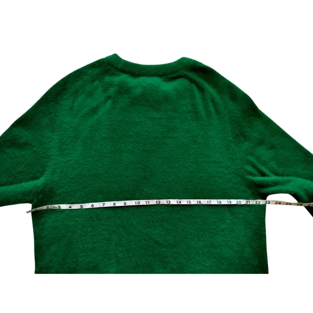 Aerie Women's Green Soft & Fuzzy Flurry Crew Neck‎ Sweater Size S